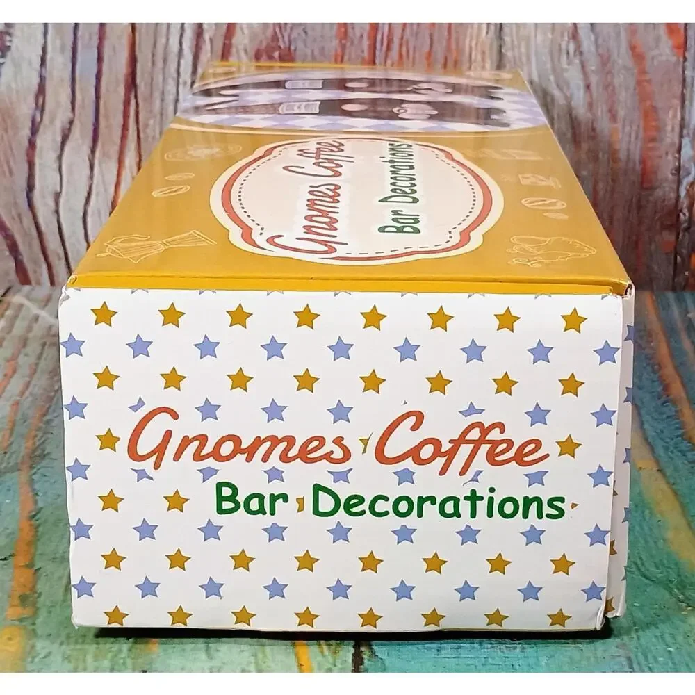 Gnomes Coffee Bar Decorations - 2‎ Pieces